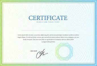 certificate 1